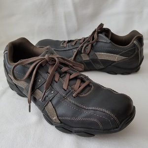 skechers mens leather shoes